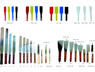 Spatulas for Paint and Ink Applications